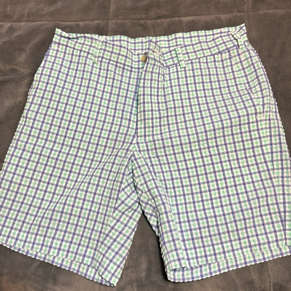 Peter Millar Featherweight Seersucker Golf Shorts
